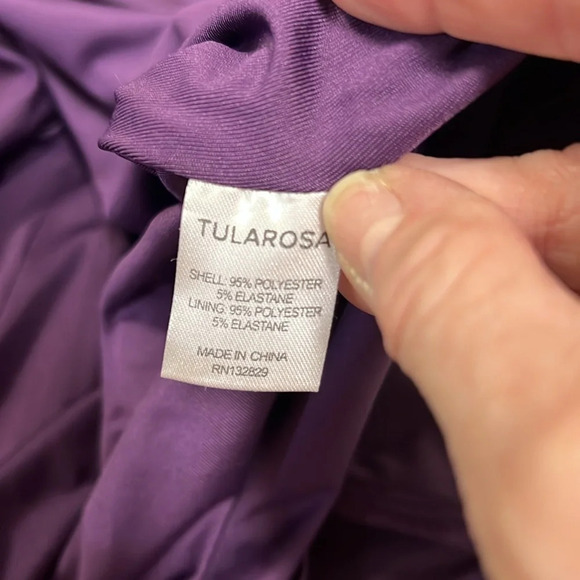 Tularosa Purple Velvet Long Sleeve Mini Dress size XS - Picture 10 of 11